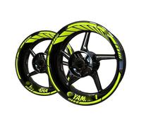 Pegatina llanta Para Y&AMAHA Para R15 R1m Para R6 Para Mt07 Mt09 FZ6 Para R15 Para Yzf Para R1 Para R3 Wr450f Hp4 Pegatinas Rueda Etiqueta Engomada Calcomanía Llanta Pegatinas de rueda (Color : 2)