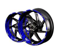 Pegatina llanta Para Y&AMAHA Para R15 R1m Para R6 Para Mt07 Mt09 FZ6 Para R15 Para Yzf Para R1 Para R3 Wr450f Hp4 Pegatinas Rueda Etiqueta Engomada Calcomanía Llanta Pegatinas de rueda (Color : 19)