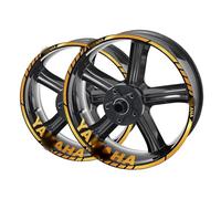 Pegatina llanta Para Y&AMAHA Para R15 R1m Para R6 Para Mt07 Mt09 FZ6 Para R15 Para Yzf Para R1 Para R3 Wr450f Hp4 Pegatinas Rueda Etiqueta Engomada Calcomanía Llanta Pegatinas de rueda (Color : 12)