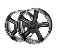 Pegatina llanta Para Y&AMAHA Para R15 R1m Para R6 Para Mt07 Mt09 FZ6 Para R15 Para Yzf Para R1 Para R3 Wr450f Hp4 Pegatinas Rueda Etiqueta Engomada Calcomanía Llanta Pegatinas de rueda (Color : 16)