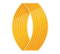 Pegatina llanta Tiras Embellecedoras Reflectantes Universales 16 Uds., Pegatinas Impermeables Llantas Motocicletas Y Automóviles Se Adapta A Ruedas 17" 18"