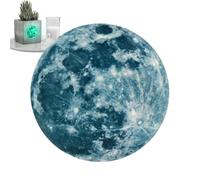 Pegatina luminosa de luna-decoración de pared fosforescente, calcomanías de luna autoadhesivas fluorescentes | Característica de fácil aplicación, ventaja de la sala de estar del dormitorio, esp