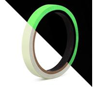 Pegatina luminosa para caña de pescar que brilla en la oscuridad con cinta reflectante para equipos de pesca nocturna, mejora la visibilidad y la seguridad en condiciones de poca luz (A-100 cm x 1,5