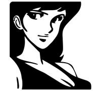 Pegatina Lupin mujer fucsia - Apple Macbook Pro Air Laptop Sticker Decal Skin, Floral Macbook Air 11" 13" 15" 17" (15" - 17") MacBook Air