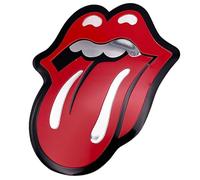 Pegatina metálica con logotipo de The Rolling Stones