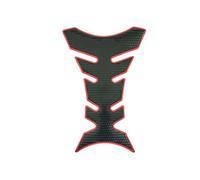 Pegatina motocicleta Adhesivos Fibra Pegatinas Espina Pescado Protector Depósito Motocicleta Pegatinas antideslizantes depósito(Red)