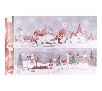 Pegatina navideña con brillo para ventanas - 21 x 60 cm, varias opciones