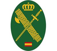 Pegatina oval Logotipo Guardia Civil 60x80 mm.