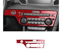 Pegatina Panel Botones Control Central Coche Moldura Interior para Kia para Sportage 2017 2018 2019 2020 2021Con Volante A La Izquierda Molduras Interiores Automóviles(LHD Red Carbon)