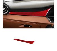 Pegatina Panel Instrumentos Copiloto Coche Para Alfa Romeo Para Giulia 952 2015 2016 2017 2018 2019 2020 2021 2022 2023 2024 LHD RHD HETEVSCCK(RHD Red Carbon)