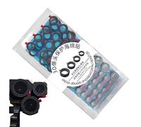 Pegatina para cámara Smartphone - Esponjas 3D, Negro, Absorbe los golpes, Resistente Accesorios para Teléfono Móvil, Parte trasera, Discreta Inserto de Protección de Cámara, Amortiguación