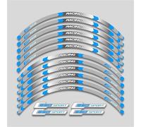 Pegatina para carrocería Calcomanías Para Buje De Motocicleta, Cinta Franja Llanta Para BMW C650 Sport C650SPORT C 650 SPORT, Adhesivo Reflectante Para Rueda, Accesorios Interiores(Blu)