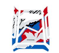 Pegatina para carrocería Pegatinas De Resina 3D Para Protección Depósito Motocicleta Para Honda Para Africa Twin CRF 1100 L 2024(White)