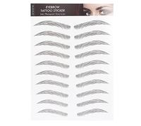 Pegatina para cejas de transferencia fácil de aplicar, aspecto y duradero hasta 24 h, ideal para mujeres, compatible con, tamaño 5,8 x 8,3 cm, color -07