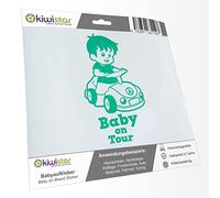 Pegatina para coche de bebé, 25 colores, 20 cm