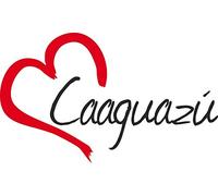 Pegatina para coche de la ciudad de Caaguazú, en Paraguay, aprox. 9 x 15 cm, diseño de corazón