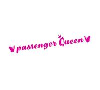 Pegatina para coche, diseño de Passenger Queen | Passenger Queen - Pegatinas coloridas para coche, lindos accesorios para automóvil, calcomanías adhesivas para cubrir