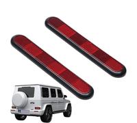 Pegatina para coche reflectante - PVC Oval Safety Reflector | 17 cm Vehicles Warning Decals | Enhances Visibility Prevents Collisions Protects Car Doors from Scratches for Safe Driving Day or Night