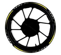 Pegatina para Cubo De Rueda Delantera Y Trasera Motocicleta, Pegatinas Llanta Reflectantes Impermeables para Suzuki para Bandit, 17 Pulgadas(Color 16)