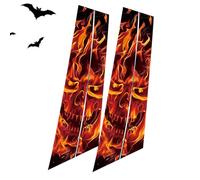 Pegatina para el centro del coche, diseño de calaveras para los lados del coche, cobertura completa que da un toque a tu viaje