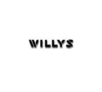 Pegatina para el logotipo de Willys MB Overland Willy's Oldtimer Fan 50 x 8 cm A5371