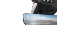 Pegatina Para Espejo Retrovisor "Te Quiero, Conduce Con Cuidado" - Bonitas Pegatinas Impermeables De Vinilo Para Coche | Calcomanía De Espejo "Te Amo, Conduce Seguro" Para Vehículos (Bla-nco)
