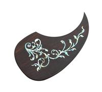 Pegatina Para Golpeador De Guitarra Acústica, Autoadhesivo, Incrustaciones De Palisandro Con Placa Antiarañazos Para Guitarra