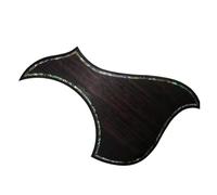 Pegatina Para Golpeador De Guitarra Acústica Golpeador De Palisandro Macizo Con Incrustaciones De Abulón Para Guitarra Acústica