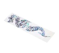 Pegatina para Incrustación del Diapasón de Dragón Azul Gw13 | Hoja Autoadhesiva de Plástico, Decoración para Guitarra, Fácil de Quitar