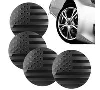 Pegatina para llanta de aleación de aluminio, juego de pegatinas para llantas de coche, emblema patriótico para coche, con bandera de EE. UU