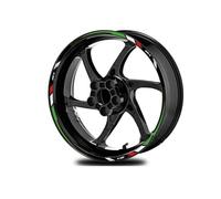Pegatina para llanta Juego De Pegatinas Reflectantes para Llantas Motocicleta para Suzuki GSX-R600 GSX-R750 GSXR 600 750 GSXR600 GSXR750 Moto Llantas Calcomanía Kit(Color 7)