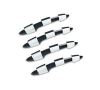 Pegatina para manija de puerta de coche con bandera negra, compatible con BMW MINI Cooper S JCW F55 F60 Countryman F54 Clubman, accesorios de estilo de coche.(F60 Big Checker,Without hole)