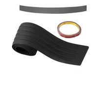 Pegatina para Parachoques Trasero de Coche, Tira Protectora, Almohadilla Universal para el umbral del Maletero Embellecedor Protector del Maletero(Black 104cm)