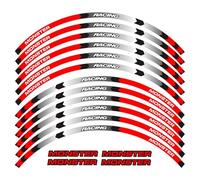 Pegatina para Rueda De Motocicleta, Llanta Reflectante A Rayas para Ducati Monster 1200SR 695 696 796 1100 1100S 797 821 795 S4R S6, Pegatinas Decorativas Protectoras