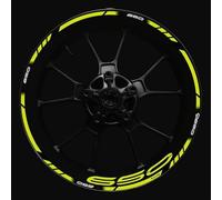 Pegatina para Rueda De Motocicleta, Protección Reflectante para Llanta Interior, Pegatinas para Kawasaki Z650 Adhesivo Cubo Rueda(Color8)