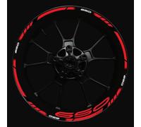 Pegatina para Rueda De Motocicleta, Protección Reflectante para Llanta Interior, Pegatinas para Kawasaki Z650 Adhesivo Cubo Rueda(Color30)