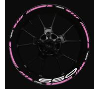 Pegatina para Rueda De Motocicleta, Protección Reflectante para Llanta Interior, Pegatinas para Kawasaki Z650 Adhesivo Cubo Rueda(Color16)