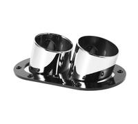 Pegatina para Tubo de Escape de Coche Abs Negro Autoadhesiva