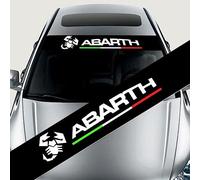 Pegatina Protectora de Parabrisas de Coche, Calcomanía Decorativa Adhesiva Personalizada, Accesorios de Modificación de Estilo Exterior, Para Abarth