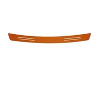 Pegatina Protectora Parachoques Trasero del Maletero Coche para Chevrolet Pegatinas Protectoras Umbral Puerta del Coche Textura Fibra Carbono(Orange,101x8cm)