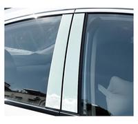 Pegatina Puerta Y Ventana Pilar Post Cover Sticker para VW para Golf 5 V MK5 2003 2004 2005 2006-2009 Postes pilares pulidos(Plata)