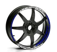 Pegatina Rueda Delantera Trasera Motocicleta Reflectante Impermeable Raya Interior para Neumático, Pegatinas para Aprilia RS660 RS 660 Fondo llanta Reflectante(Color5)