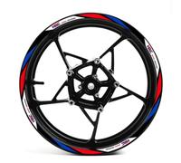 Pegatina Rueda Motocicleta Calcomanías Llanta Raya Neumático para HRC CBR1100 CBR1000RR 600RR CBR 650 500R 300R 250R 125 Etiqueta engomada llanta Rueda(Color2)