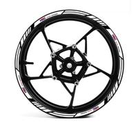 Pegatina Rueda Motocicleta Calcomanías Llanta Raya Neumático para HRC CBR1100 CBR1000RR 600RR CBR 650 500R 300R 250R 125(Color6)