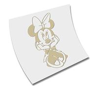 PEGATINA - STICKER - MINNIE MOUSE - VINILO - VINYL - WALL DECAL - DISNEY - CORTE (Beige)