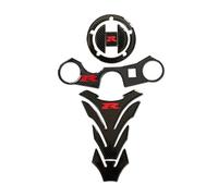 Pegatina Tanque Combustible Moto Para GSX-R 600 750 1000 GSX1300R Tapa De Tanque Almohadilla De Tanque Horquilla Árbol Triple Abrazadera Superior Adhesivo Calcomanía Protección De Agarre