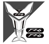 Pegatina Tanque Moto Almohadilla para Tanque De Combustible, Kit De Aceite, Carenado De Rodillas, Pegatinas para Parabrisas, Calcomanías para FZ6 FZ6S FZ6N para Fazer
