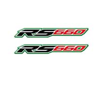 Pegatina Tanque Moto Pegatinas para Motocicleta para RS660 RS 660 2019 2020 2021 2022, Pegatinas Antiarañazos, Kit De Combustible Y Aceite, Protector De Rodillas, Almohadillas para Tanque Y Puños