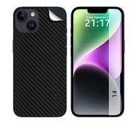 Pegatina Vinilo Autoadhesiva Textura Carbono para iPhone 14 (6.1)