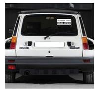 Pegatina Vinilo de Corte no soy viejo soy historia 19x7cm (Blanco)